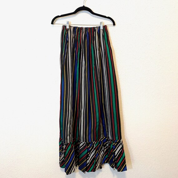 Vintage Taffeta Maxi Skirt