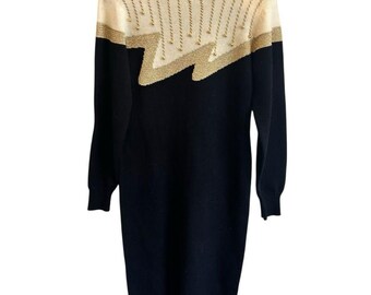 Vintage Betsy Lauren Sweater Dress Size Medium