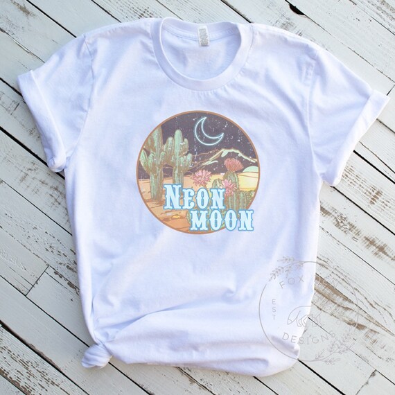 Neon Moon T-shirt Country Western 