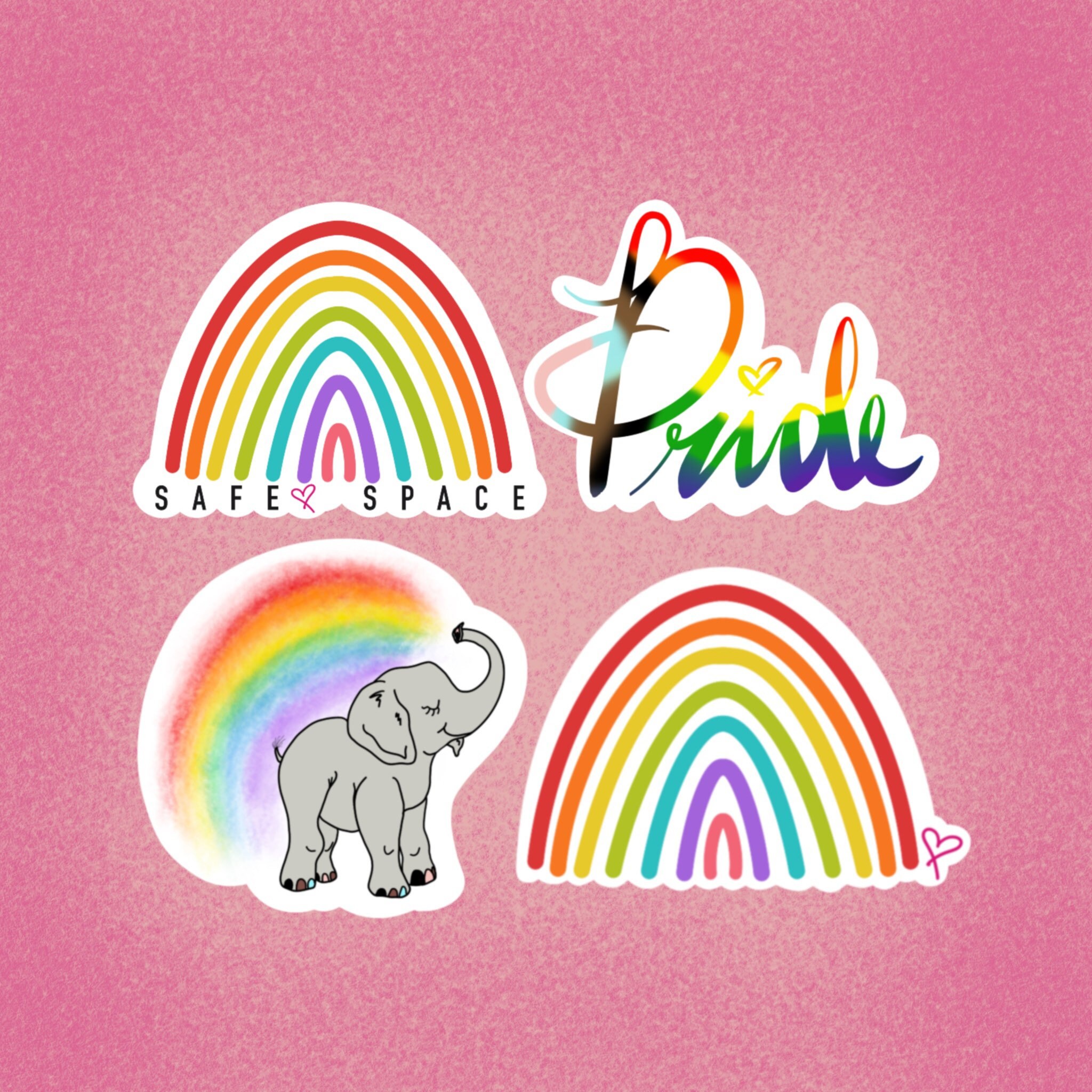 Safe Space Stickers Bundle LGBTQIA Stickers Proud Ally | Etsy