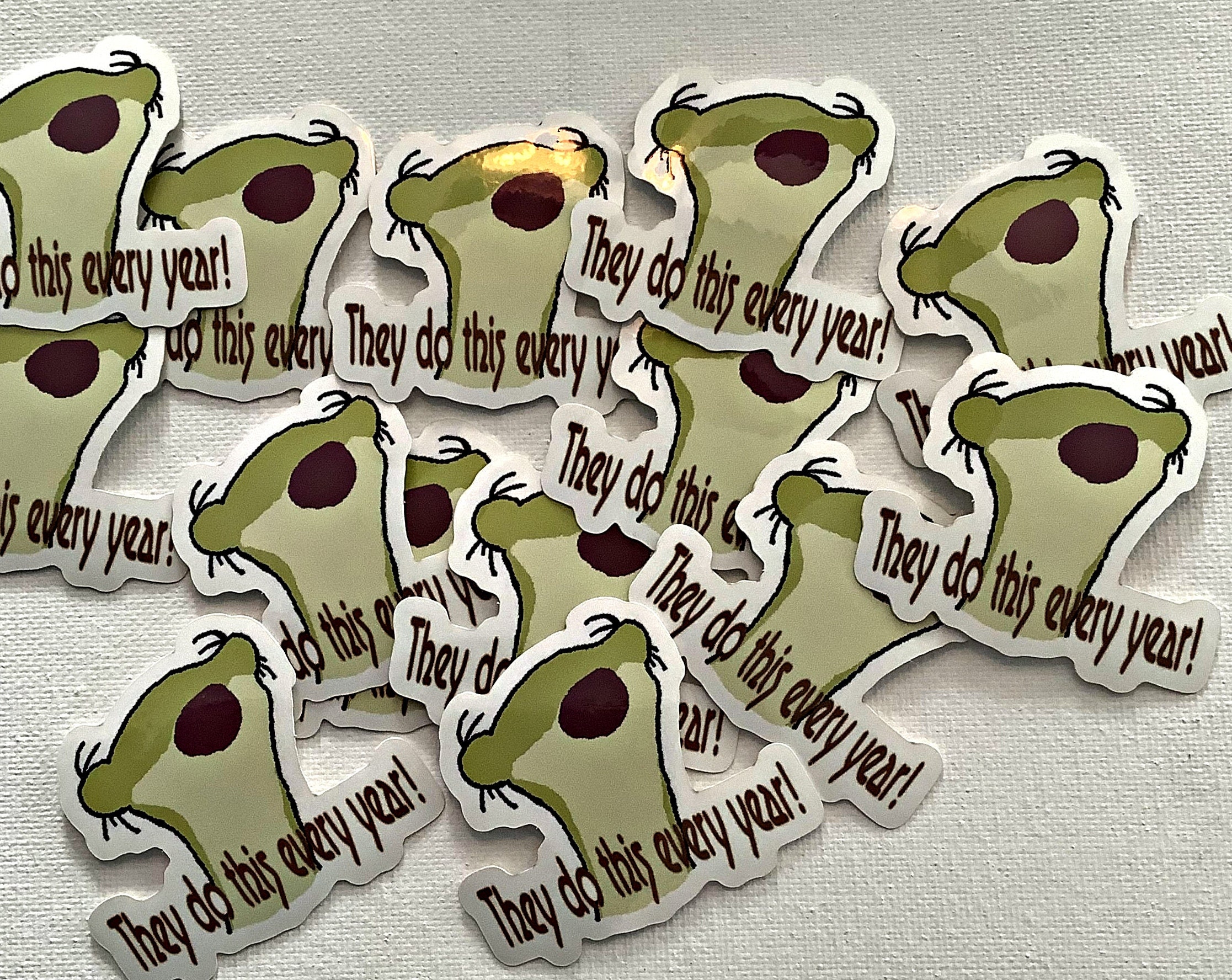 Sid the Sloth They do this every year Sticker funny character Etsy