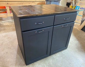Quad Trash Can/ Recycling Cabinet