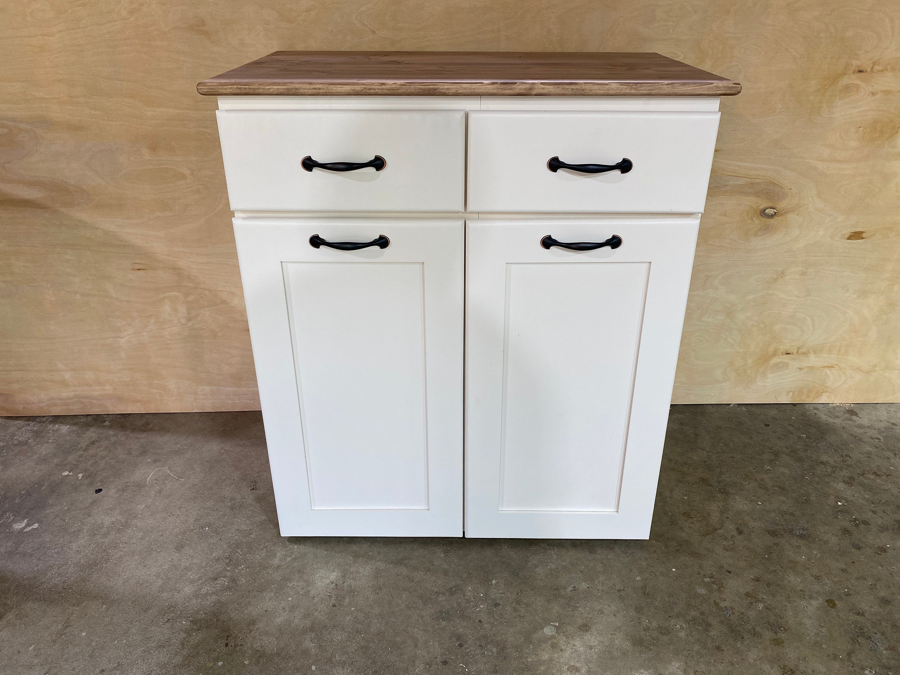 Double Trash Can Pull Out Etsy