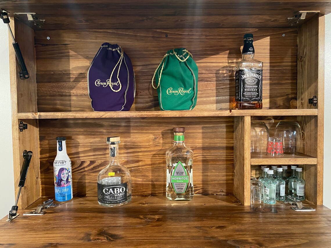 Hidden bar liquor / mini bar Etsy