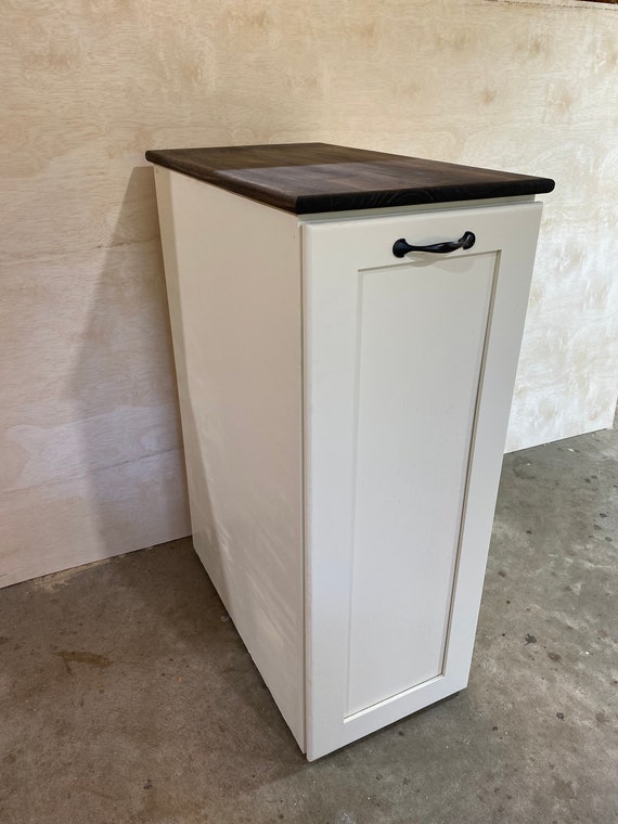 Extra Large Pull Out Trash Can Cabinet 23 Gallon 