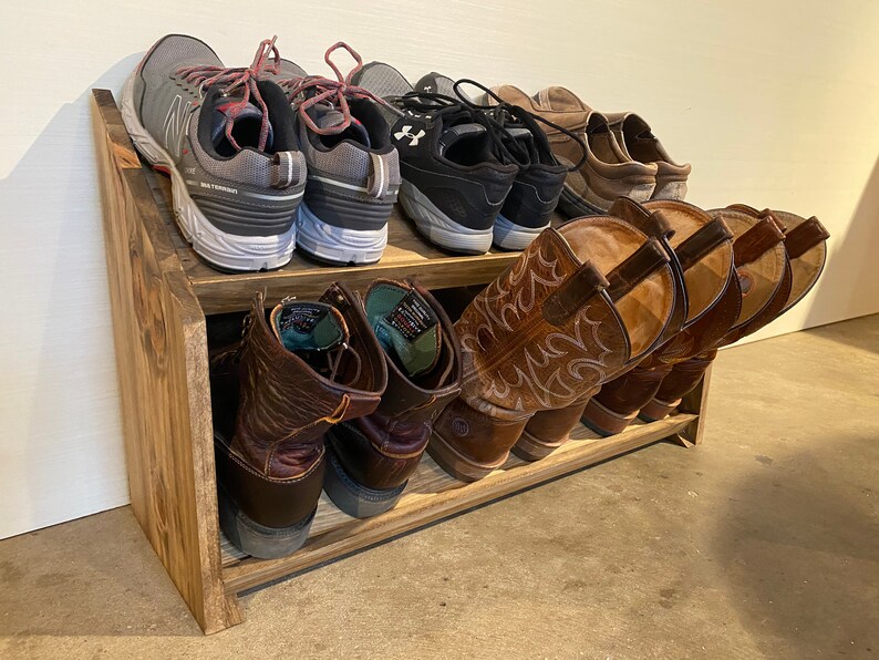 Shoe Rack Boot Rack Sneaker Storage Etsy