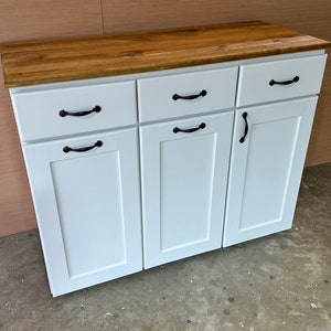 Double Trash Can Cabinet with Storage