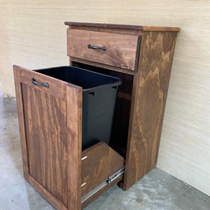 Pull Out trash can cabinet