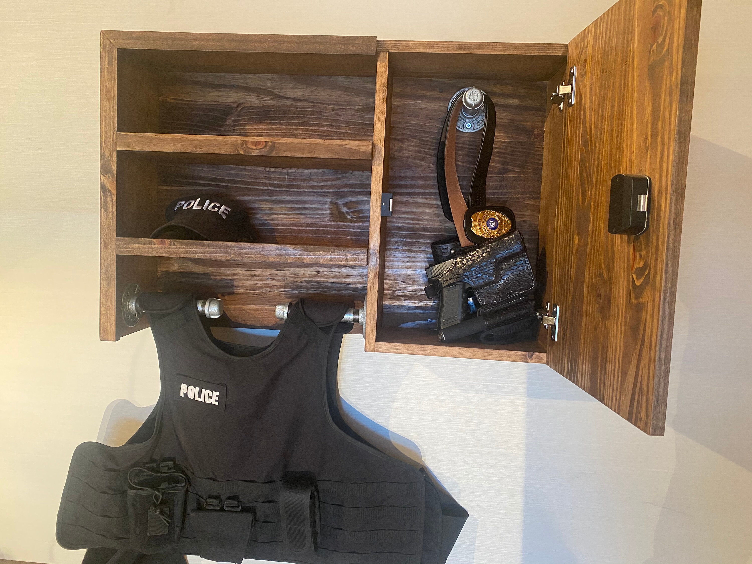 Wall Mounted Duty Gear Rack Etsy