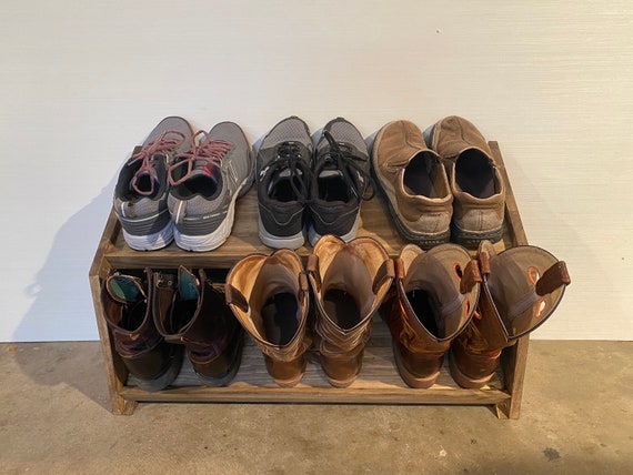 Shoe rack boot rack sneaker storage | Etsy