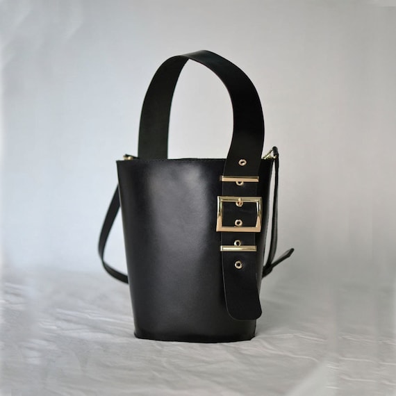 Leather Bucket Bag Genuine Leather Handbags Leather Shoulder