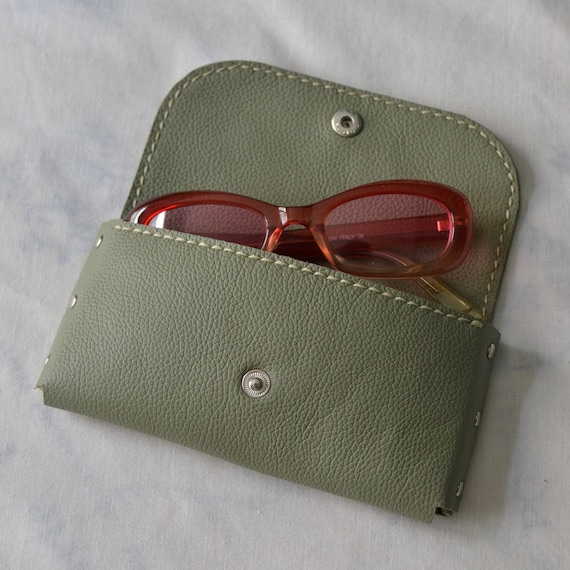 Custodia Occhiali Semirigida In Tessuto Oxford - 2 Pezzi, Portachiavi Incluso, Per Occhiali Da Sole E Lettura - Foto 8