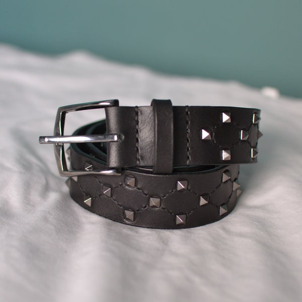 Ceinture en cuir à boucle argentée, ceinture en cuir habillée pour femme, ceinture en cuir noir, bracelet en cuir à la taille