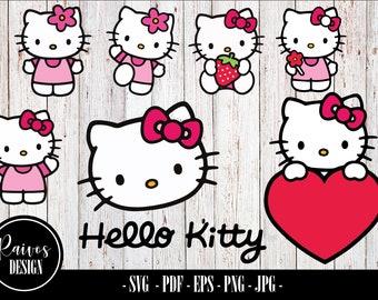 Download Free Hello Kitty Signs Etsy SVG Cut Files