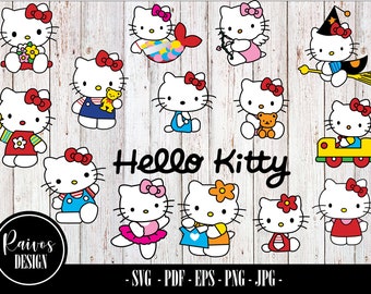 Download Free Hello Kitty Sign Etsy SVG Cut Files