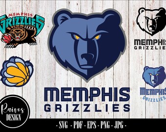 Grizzlies Logo Etsy