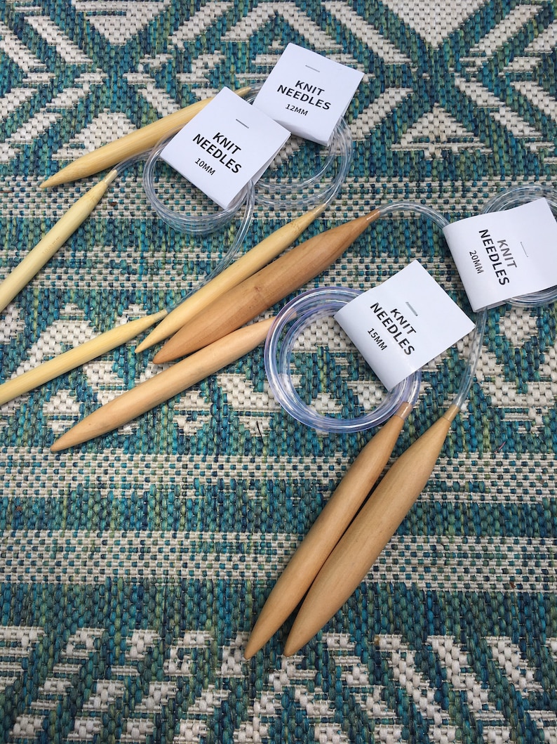 Circular Knitting Needles large sizes 10mm 12mm 15mm & 20mm Etsy