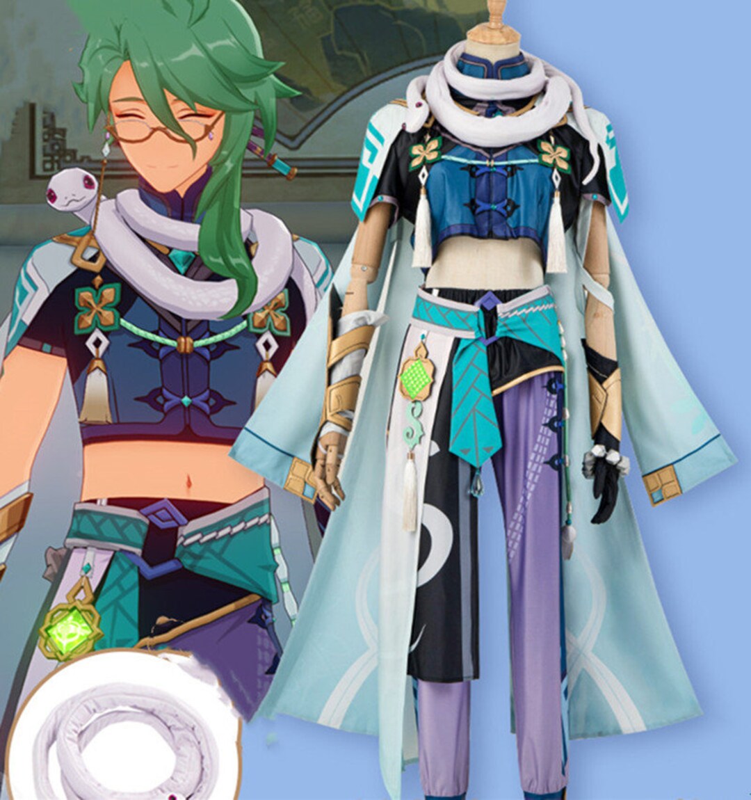 Genshin Impact Baizhu Cosplay Costume Baizhu Cosplay Outfit - Etsy