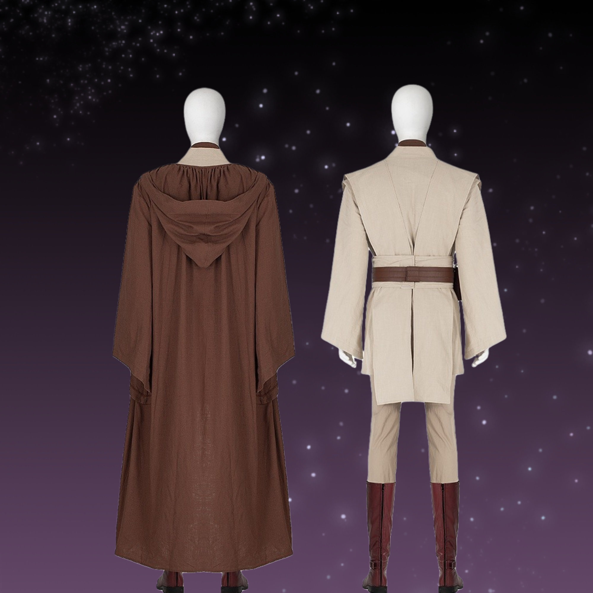 Obi Wan Kenobi Cosplay Costume Star Wars Cosplay Cloak Full - Etsy Ireland