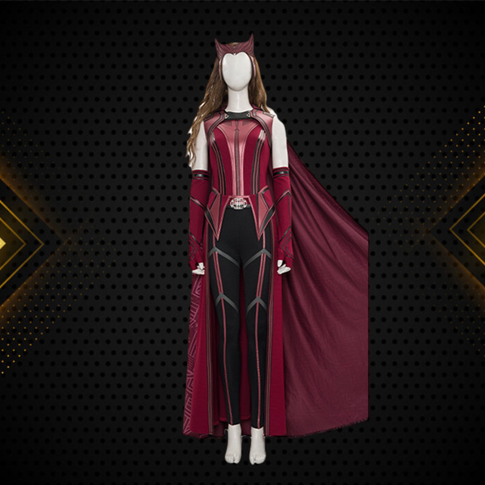Wanda Vision Costume
 Wanda Vision Finale Cosplay Costume Wanda Halloween Outfit