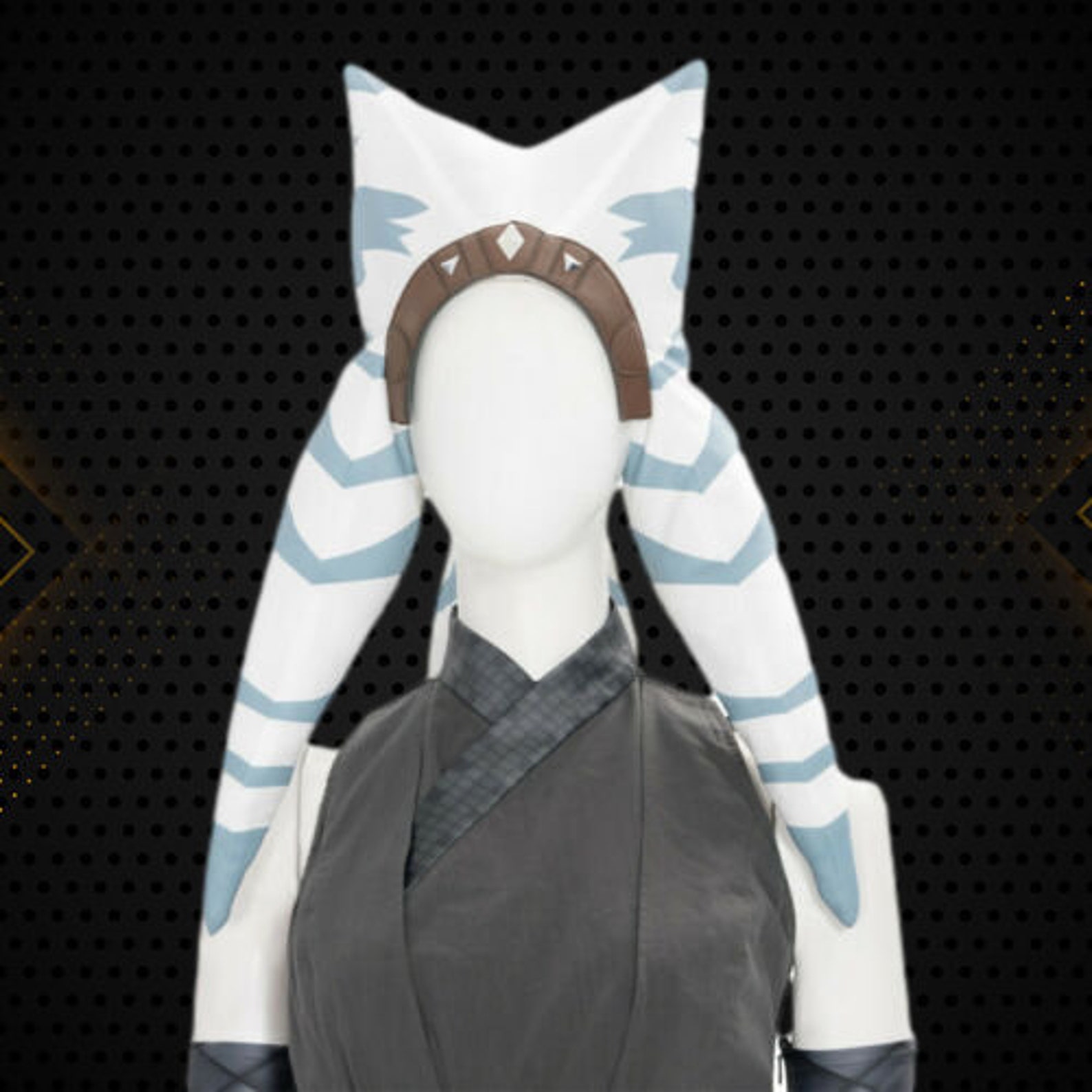 The Mandalorian Ahsoka Tano Cosplay Costume Cloak Hat Fancy Etsy