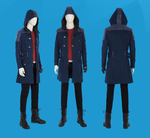 Game Devil May Cry 5 DMC5 Dante Cosplay Costume Full Set Custom Made for  Halloween Carnival