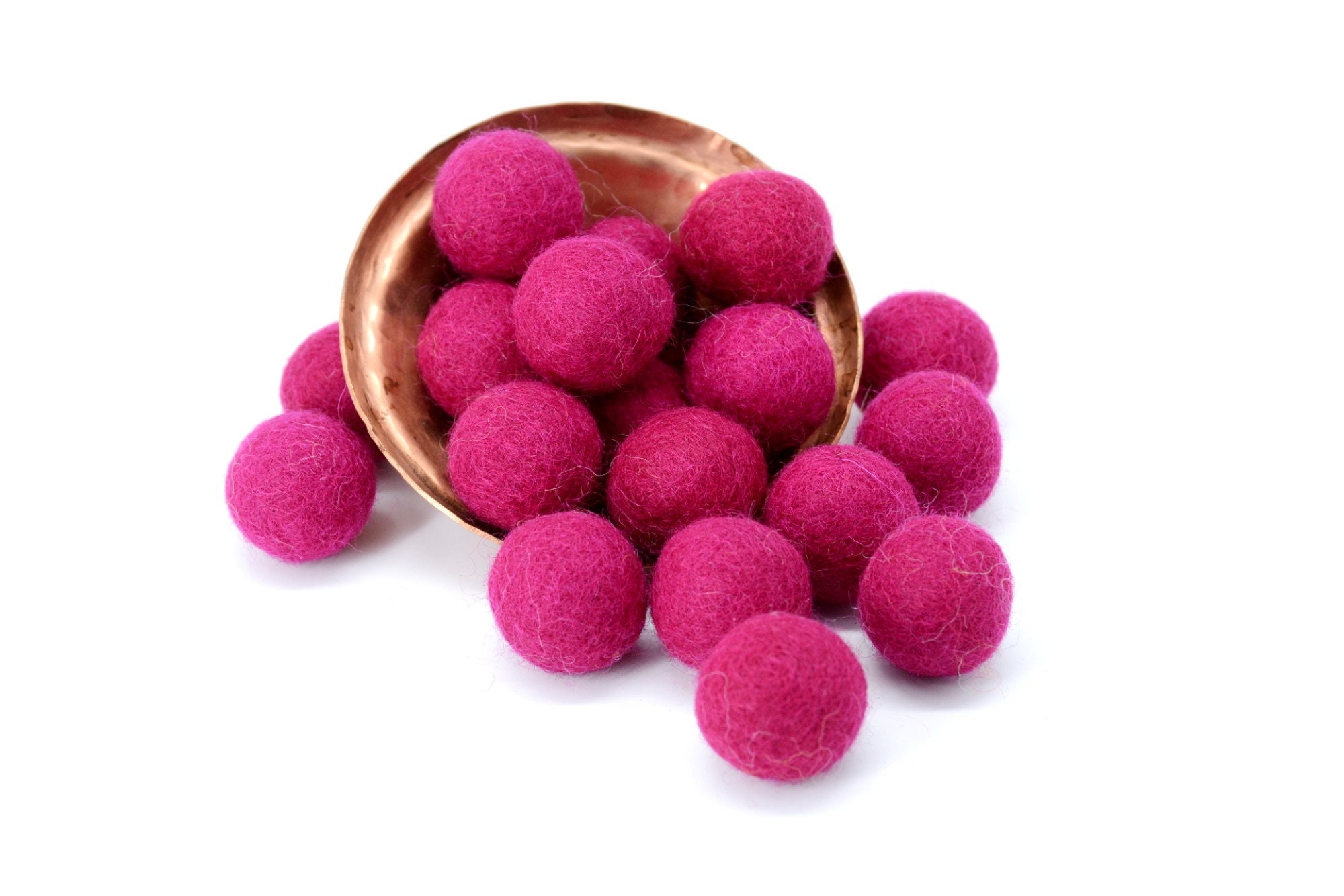 Felt Balls - Heavenly Pink