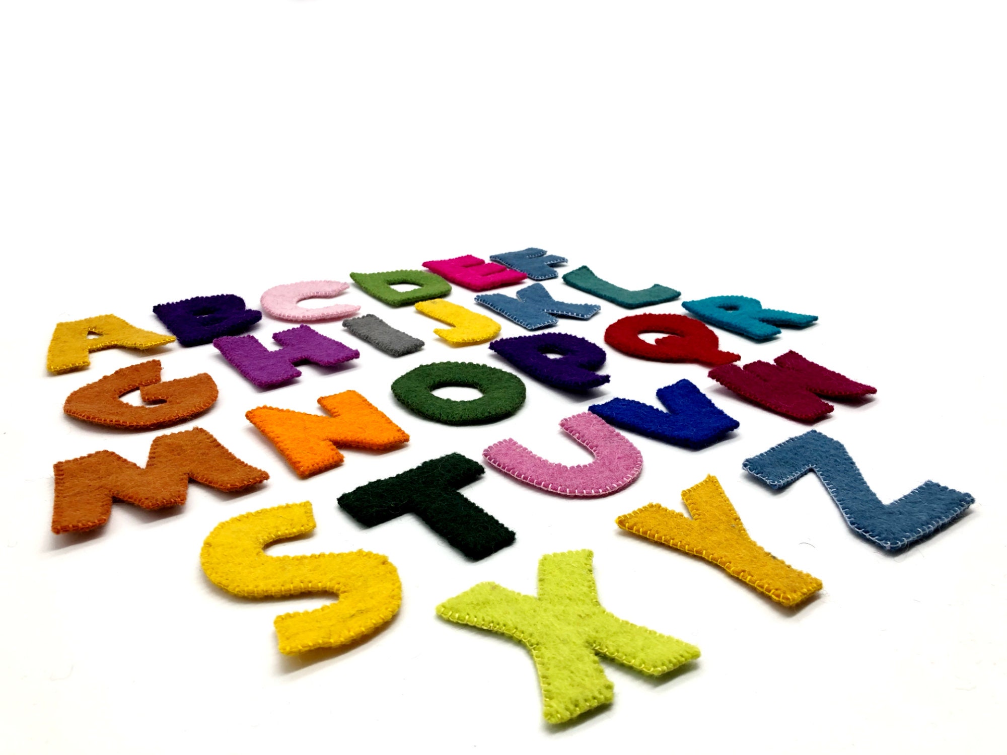 Felt Capital Uppercase Alphabet Handmade A To Z Alphabets Etsy