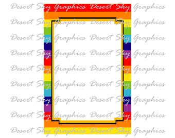 Regenbogen-Garten-Flagge, PNG, digitaler Download, Sublimationsdatei