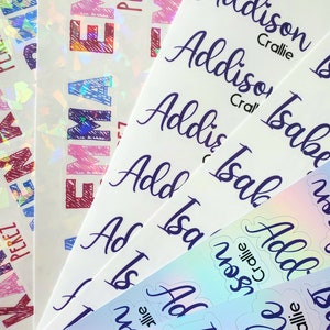 Benutzerdefinierte Namensaufkleber - Benutzerdefinierte Etiketten - Etiketten für Schulanfang - Etiketten für Schulbedarf - Kindergarten Etiketten - Benutzerdefinierte Aufkleber