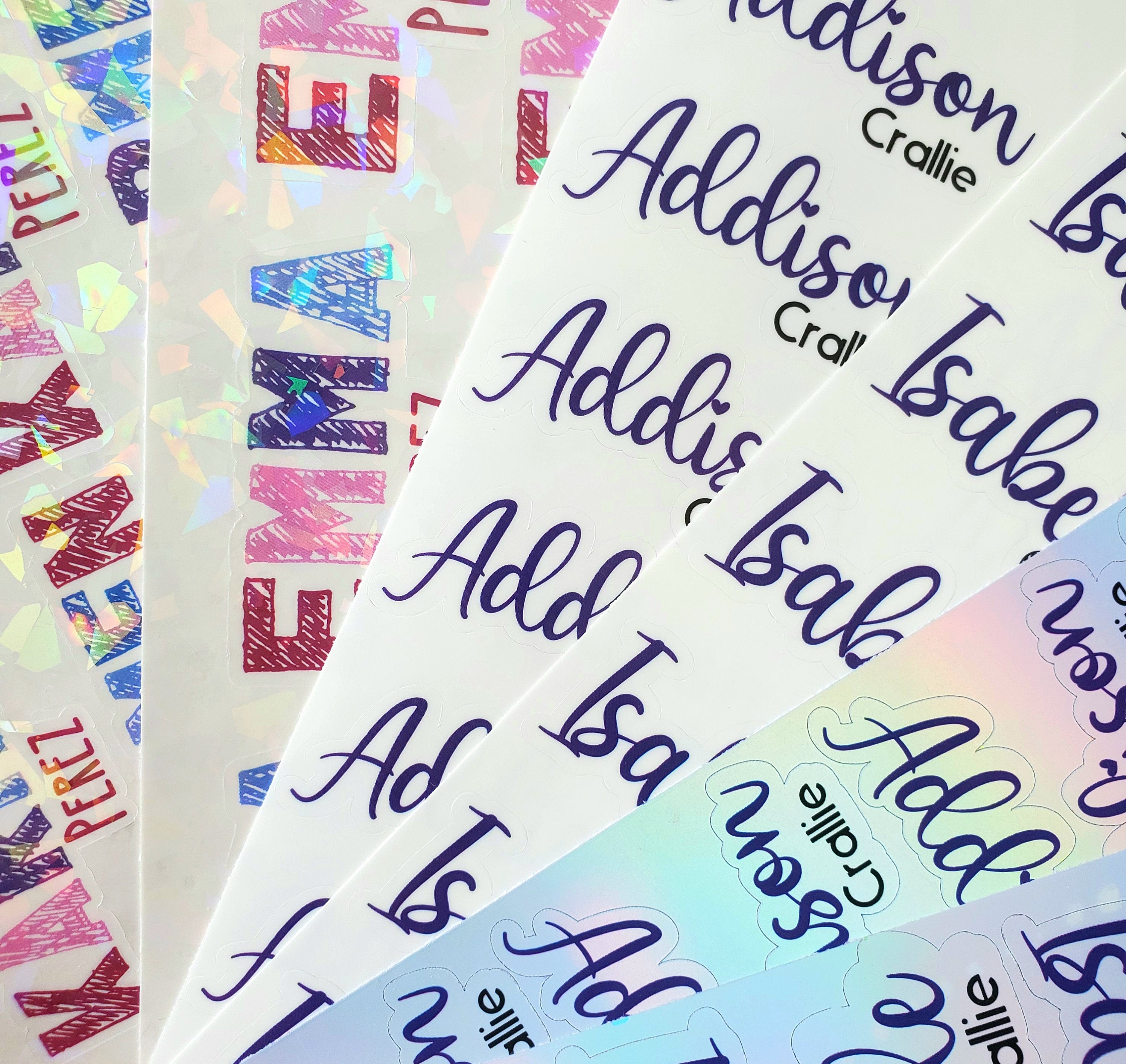 Custom Name Stickers - Customized Labels - Back to School Labels ...