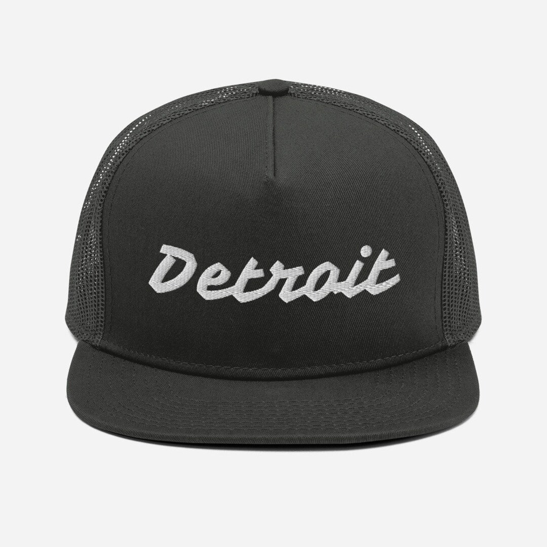 Sombrero Detroit bordado, gorra, gorra, sombrero unisex, snapback