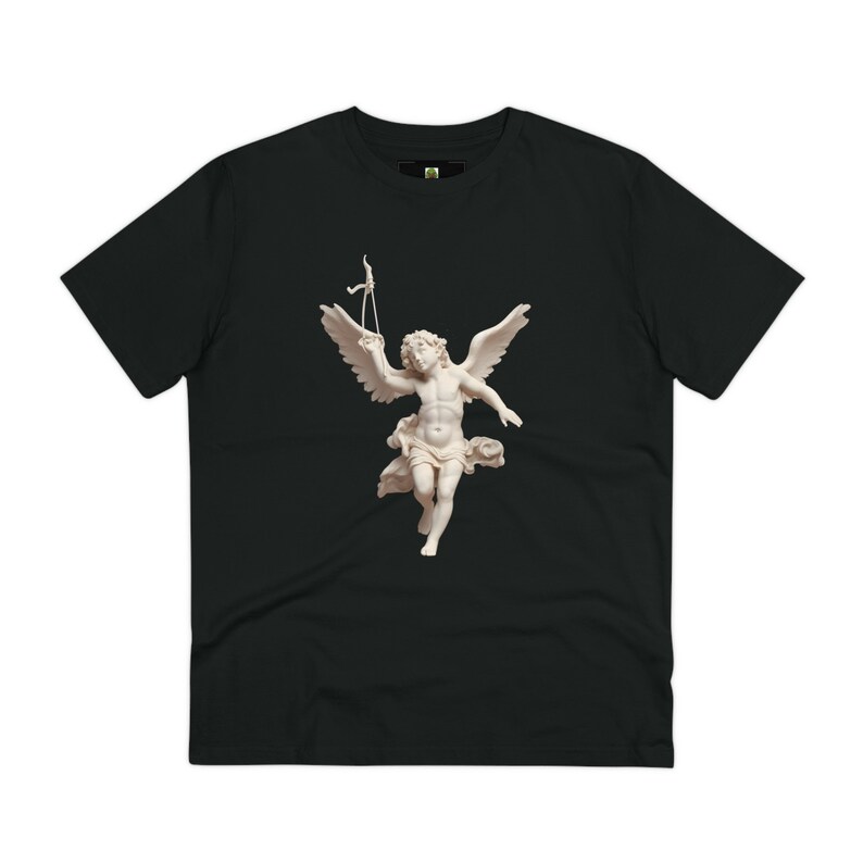 Organic Cotton t-shirt Marble Winged Cupid