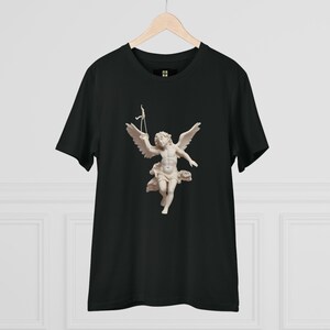 Organic Cotton t-shirt Marble Winged Cupid