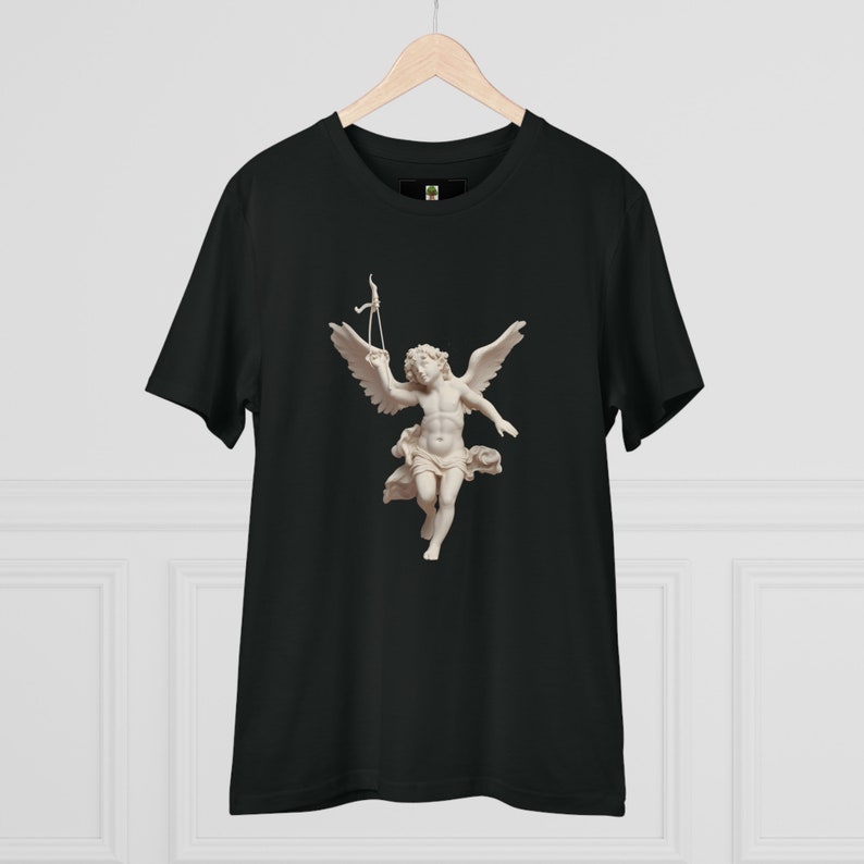 Organic Cotton t-shirt Marble Winged Cupid