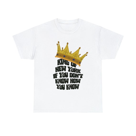 King of New York T-shirt: Hip Hop Crown Graphic, Unisex Cotton Tee