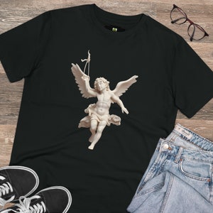 Organic Cotton t-shirt Marble Winged Cupid