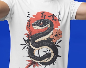 Year of the Snake T-Shirt: Red Sun Flower Graphic Tee