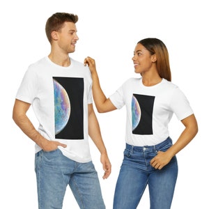 アースグラフィックTシャツ：ユニセックスジャージー半袖Tシャツ