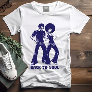 Retro Graphic T-Shirt: Soulful Vibes Music Lover Tee