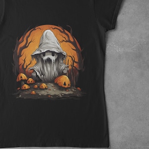 Spöklika svampar T-shirt: Spöklikt svampspöke, Halloween-t-shirt