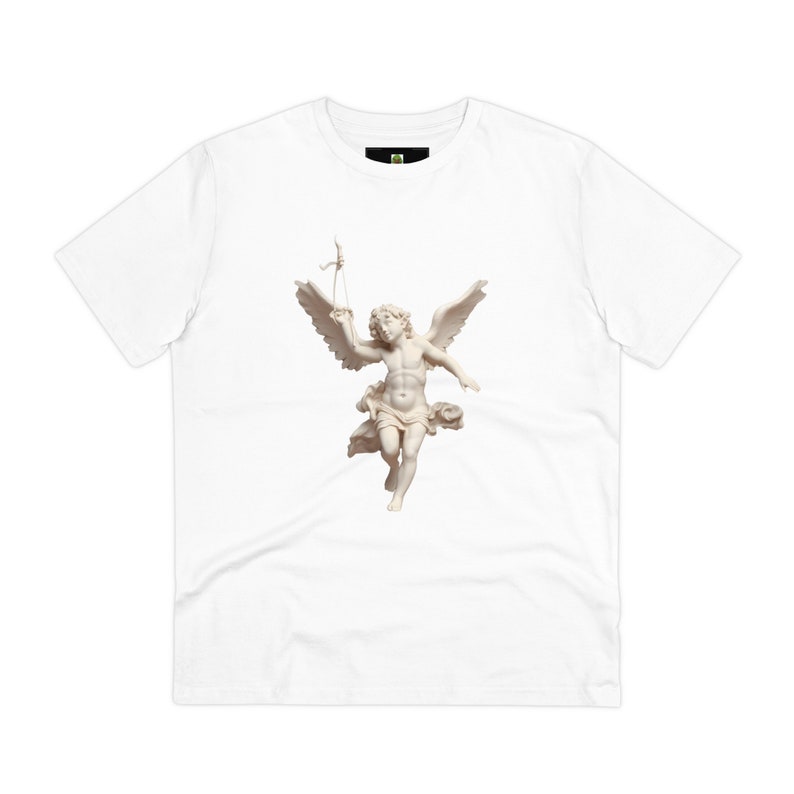 Organic Cotton t-shirt Marble Winged Cupid
