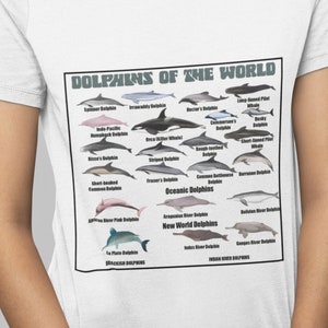 Dolphins of the World T-Shirt: Marine Life Conservation Tee