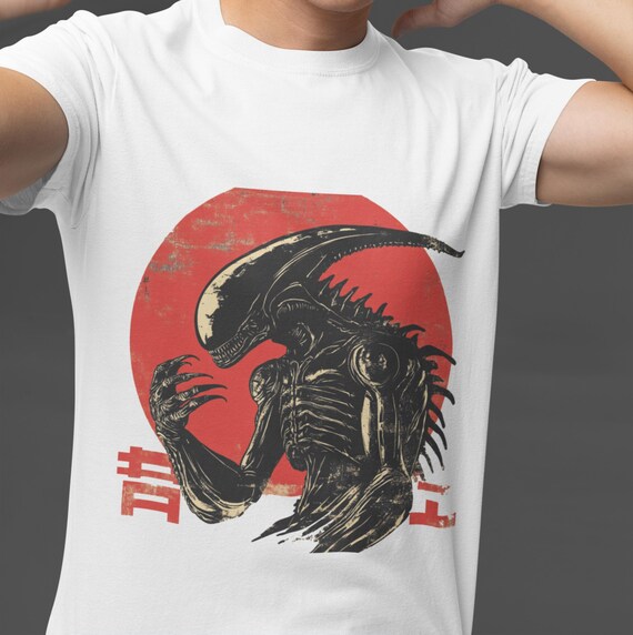 Vintage Alien T-shirt: Funny Gamer Japanese Fashion Tee - Etsy