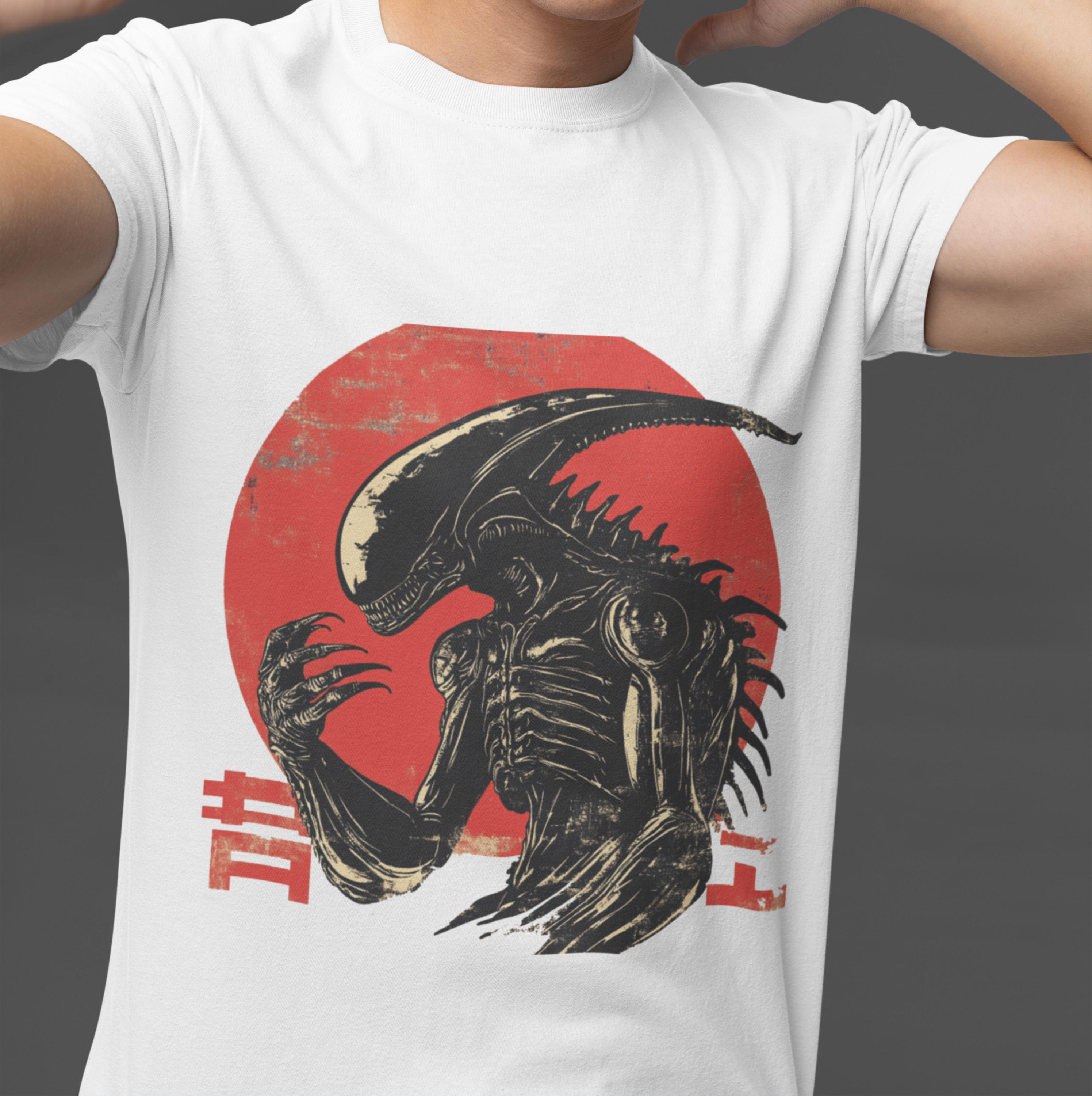 Vintage Alien T-shirt: Funny Gamer Japanese Fashion Tee - Etsy