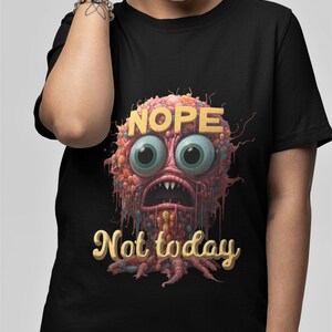 Nope Alien T-Shirt: Funny Extraterrestrial Graphic Tee