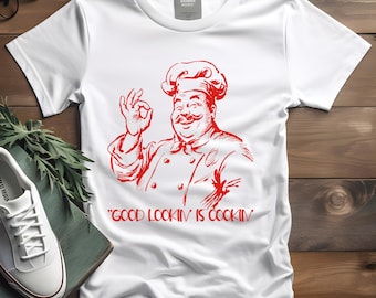 Chef T-Shirt: Unisex Heavy Cotton Tee, Cook Gift