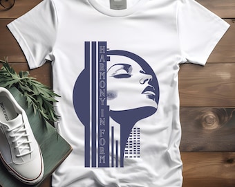 Harmony in Form T-Shirt: Architect & Designer Graphic Tee