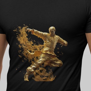 Golden Fury Kung Fu Master T-Shirt: Martial Arts Tee