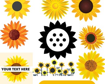 Download Free Sunflower Svg Etsy SVG Cut Files